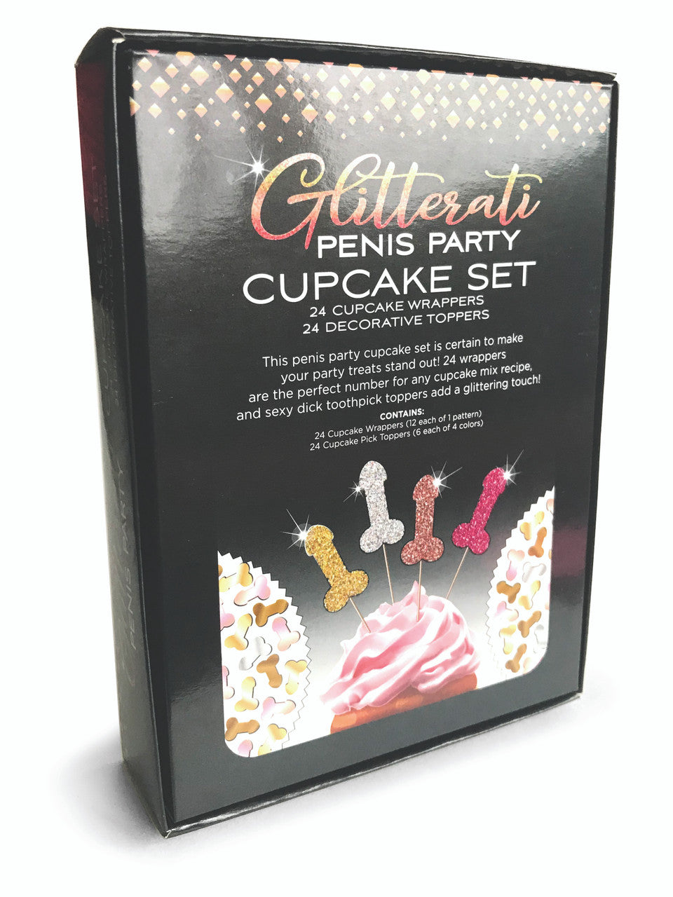 CP.1062 - Glitterati Penis Cupcake Set image 3