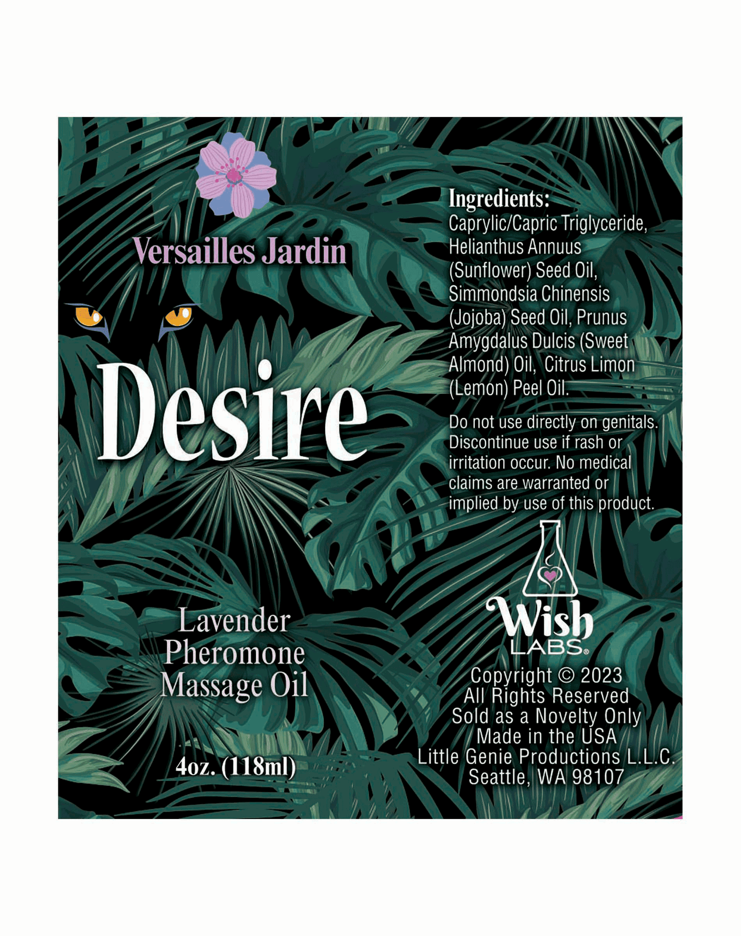 BT.704 - Desire Pheromone Massage Oil- Lavender image 5