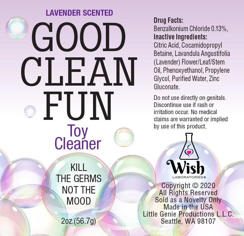 BT.801 - Good Clean Fun Toy Cleaner- Lavender, 2oz image 1