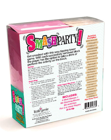BG.078 - Smash Party Sexy Tipping Tower Drinking Game image 2