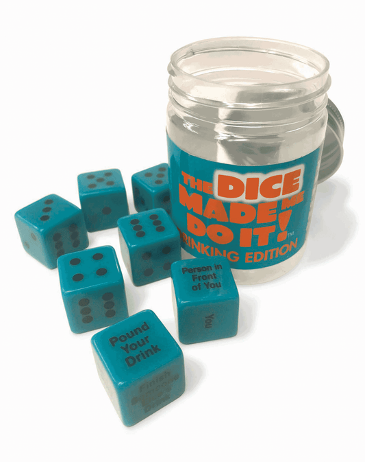 The Dice Made Me Do It!  Drinking Dice Game for Adults