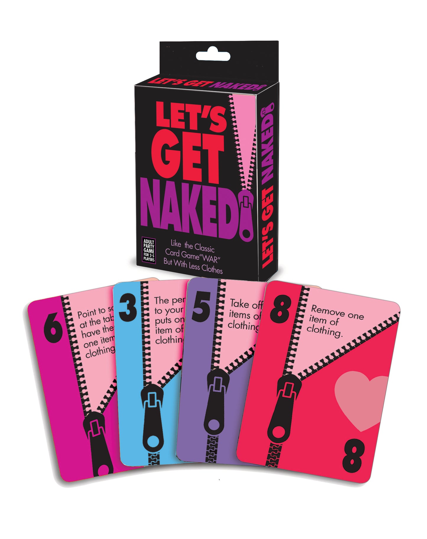 Let's Get Naked - Stripping Style Card Game for Adults