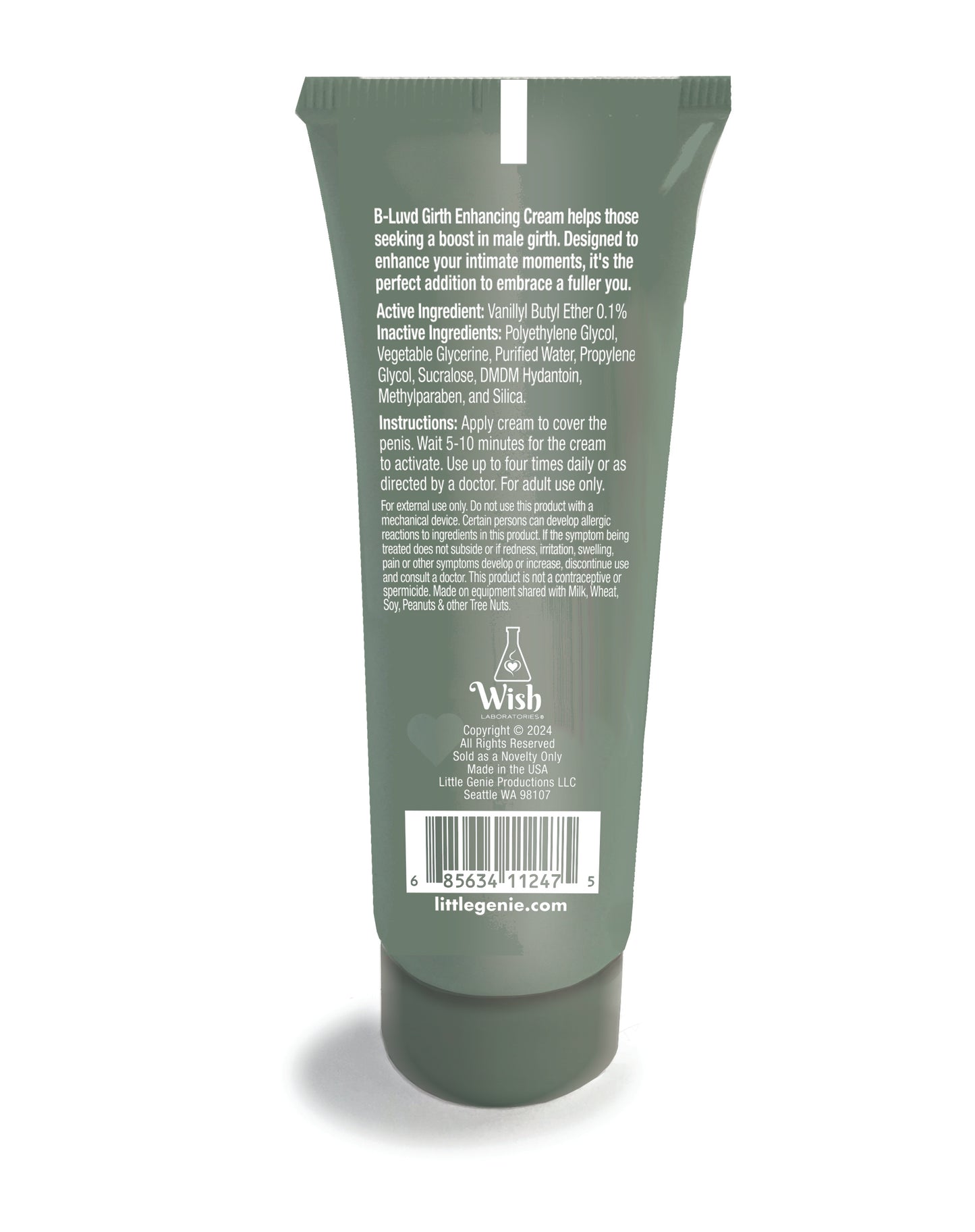 B-Luvd Girth Enhancing Cream, 2oz