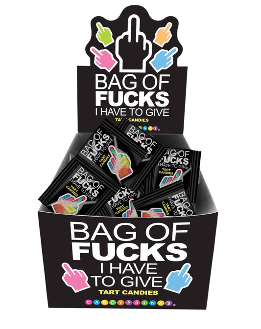 Bag of Fucks I Have to Give POP Display of 100