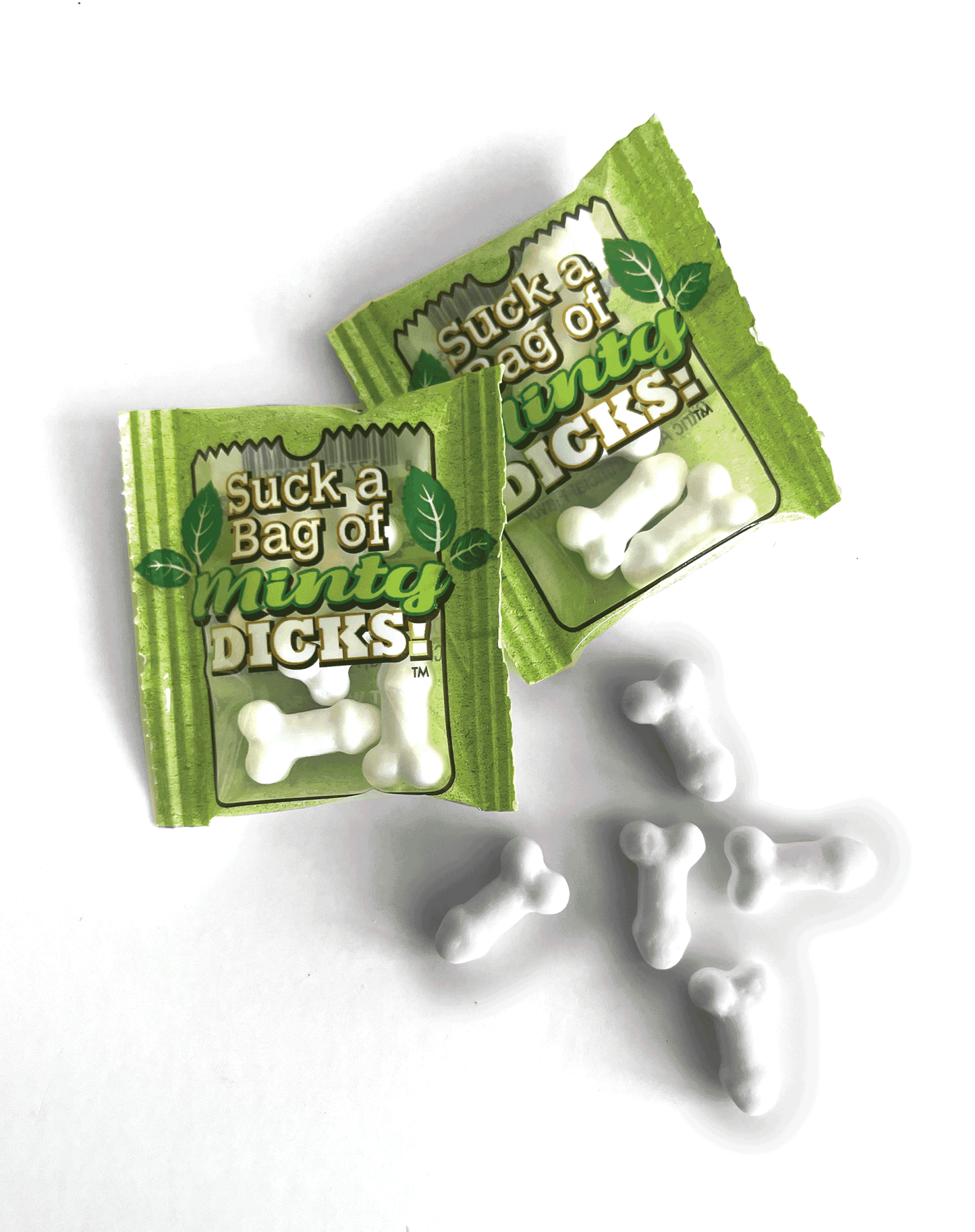 Suck a Bag of Minty Dicks- Display of 100