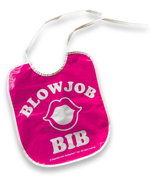 Blow Job Bib, Pink