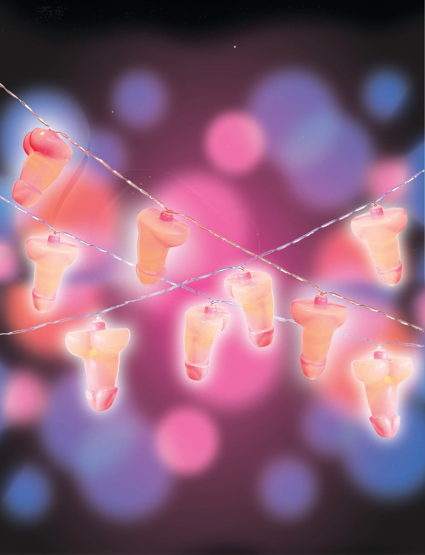 Glitterati Penis String Lights- 20 Lights
