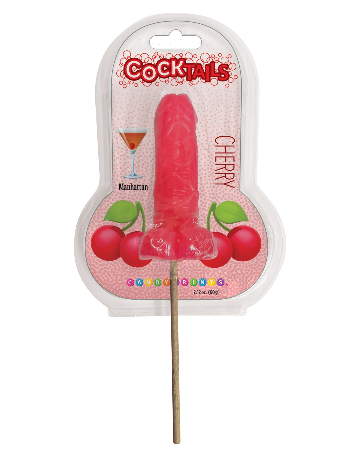 COCKtails- Cocktail Inspired Penis Lollipop- Cherry Manhattan 🍒