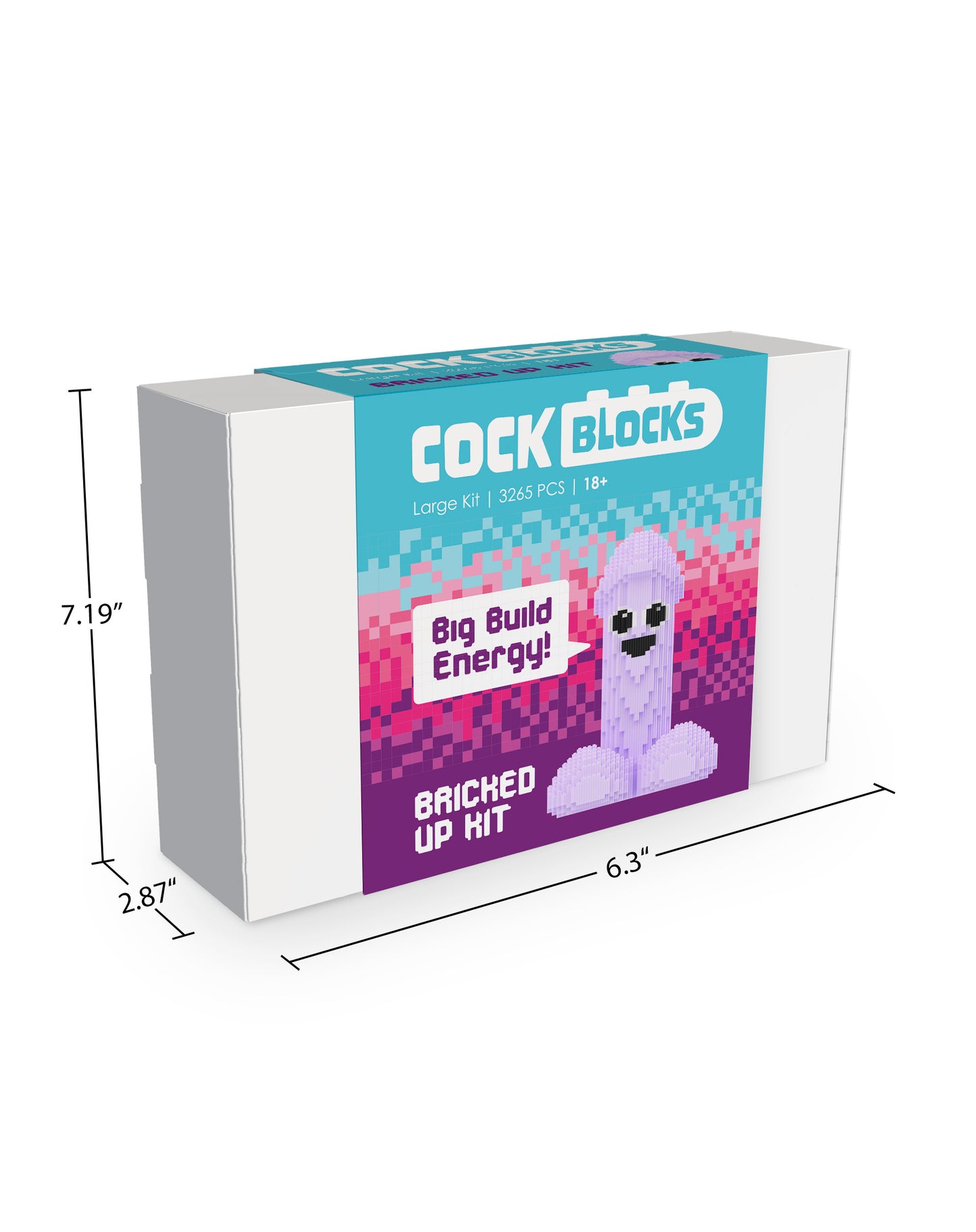 Cock Blocks Bricked up 3D Penis Puzzle