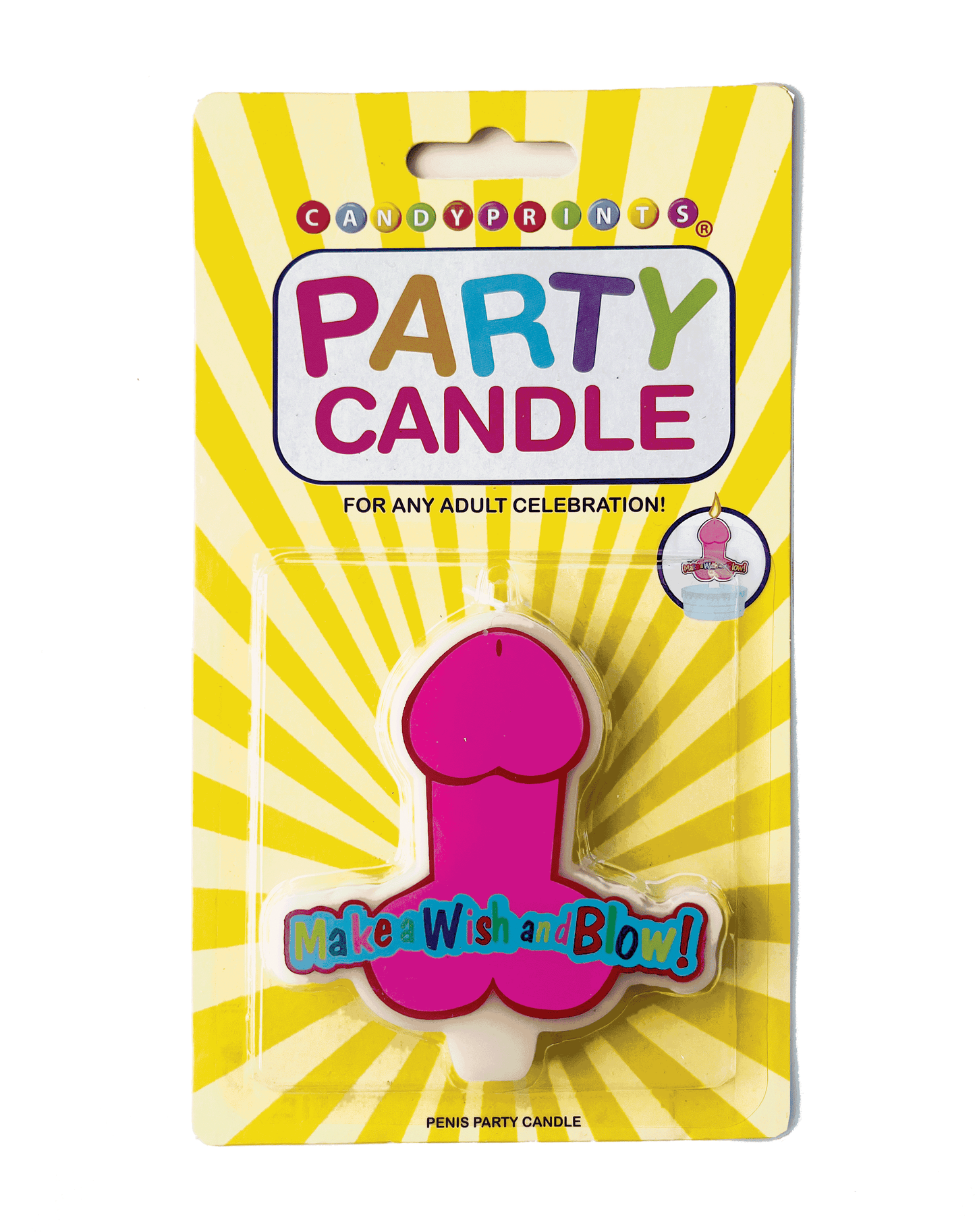 Make a Wish and Blow Penis Candle