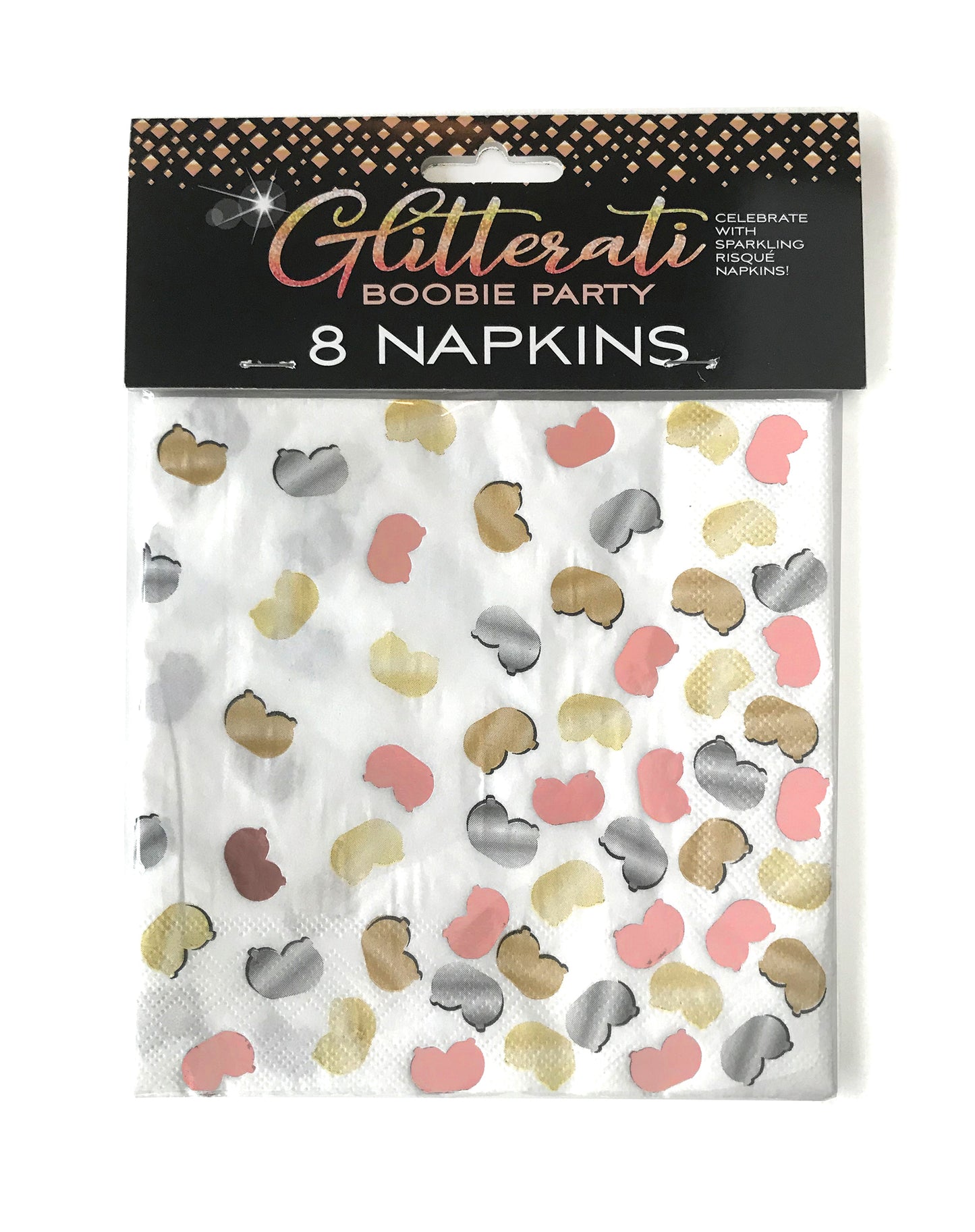CP.1071 - Glitterati Boobie Napkins image 1