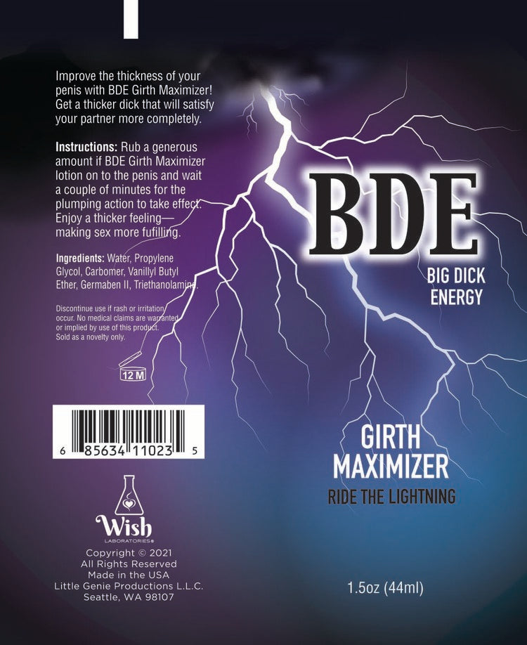 BT.901 - BDE-  Big Dick Energy Girth Maximizing Cream image 2