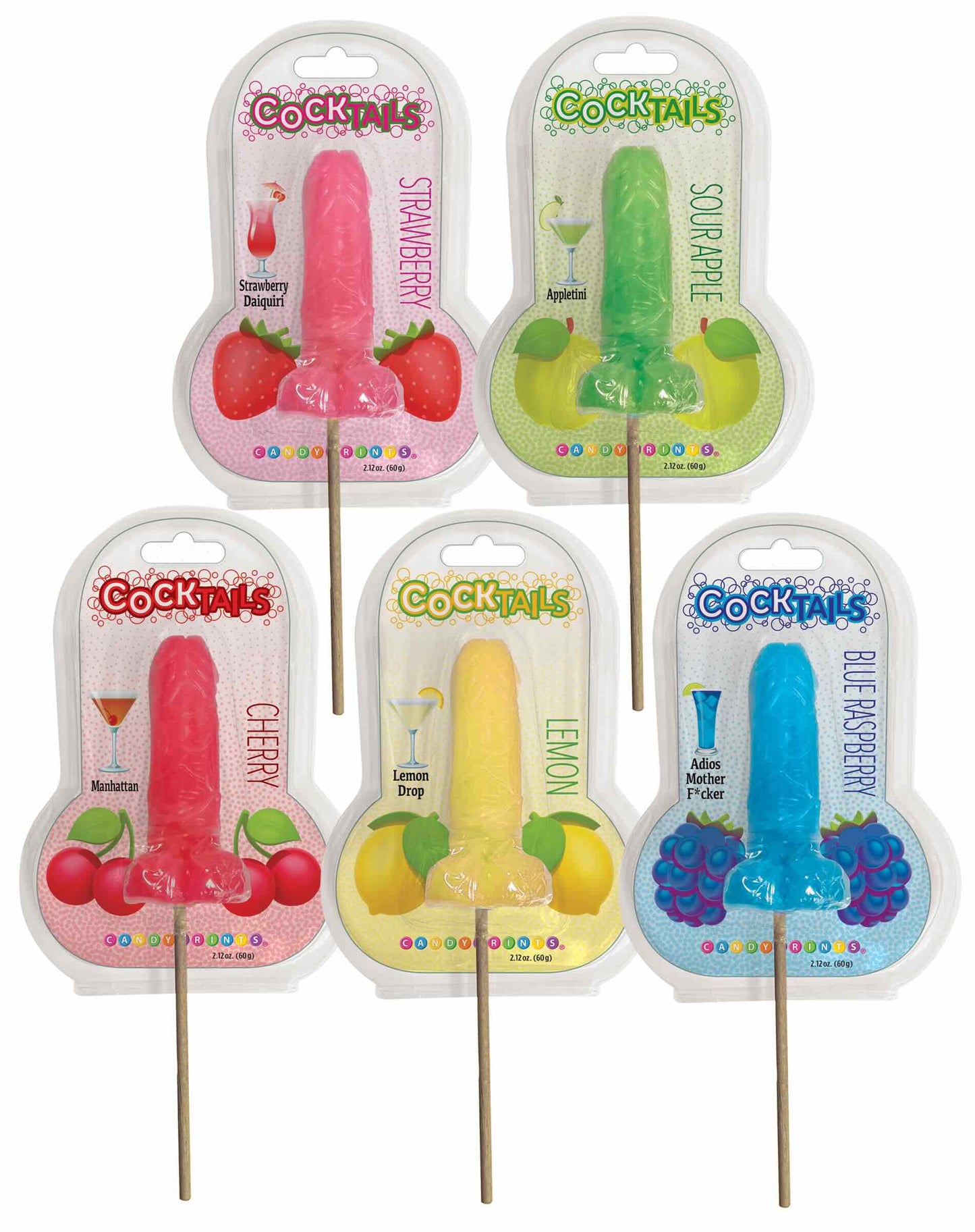 CP.1187 COCKtails- Cocktail Inspired Penis Lollipops-Manhattan Cherry image 2