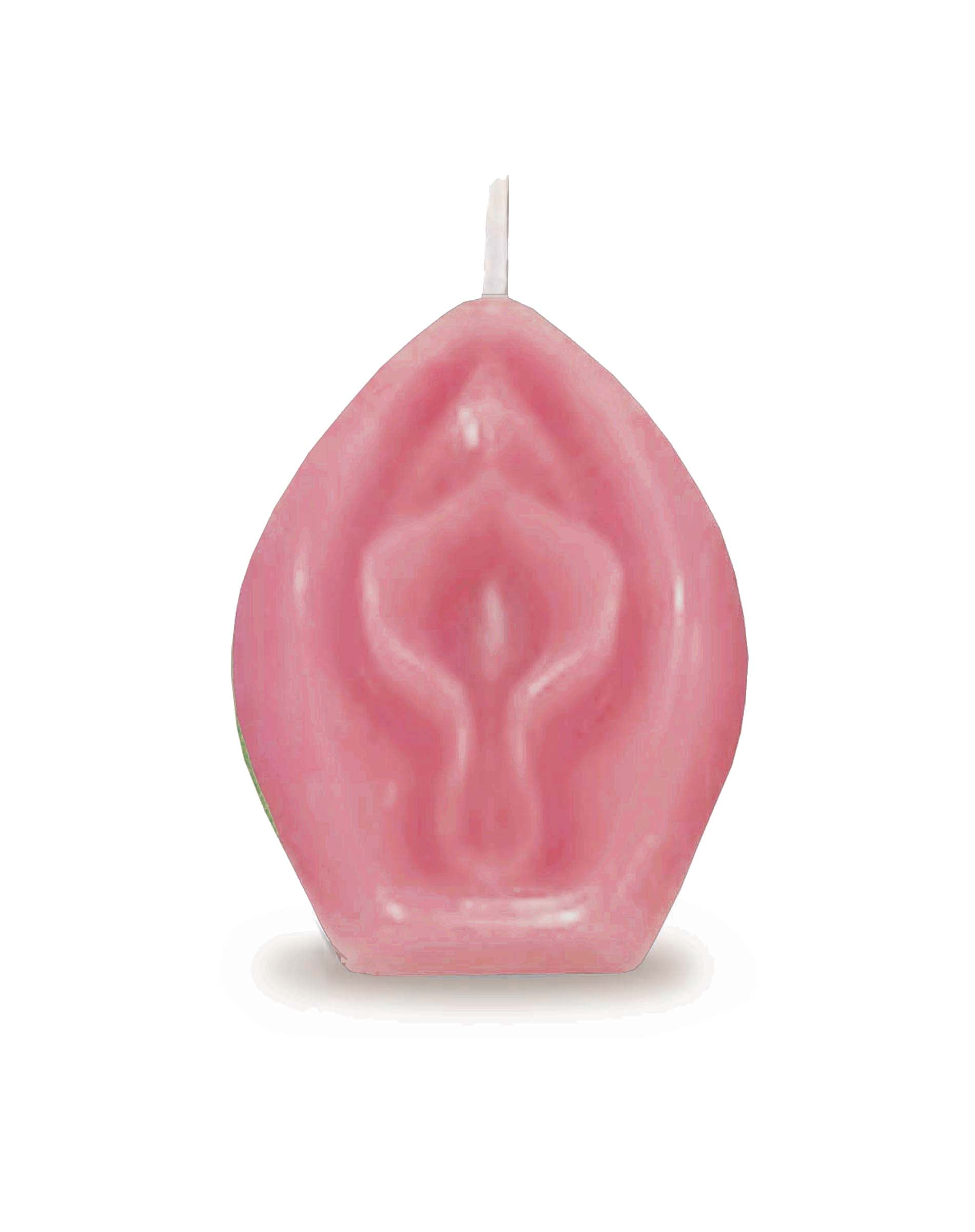 CP.1155 Eden's Candle Vanilla Scented Vagina, Rose image 1
