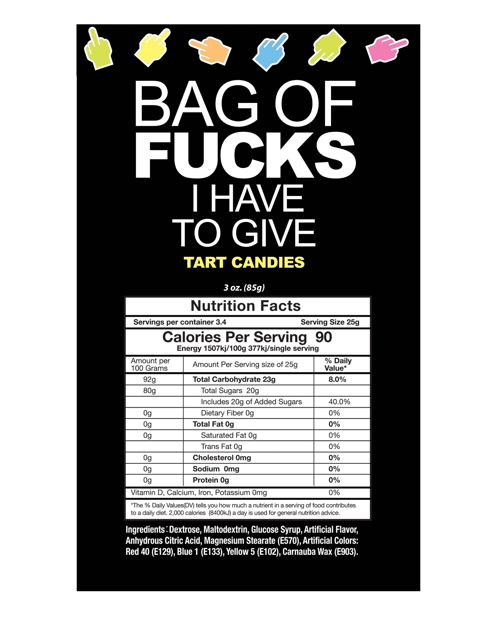 CP.1217 - Bag of Fucks I Have to Give, Bag of 25 image 1