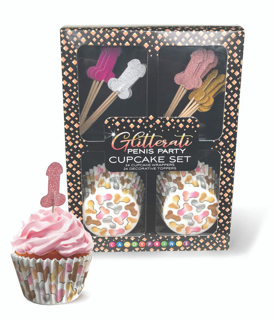CP.1062 - Glitterati Penis Cupcake Set image 0