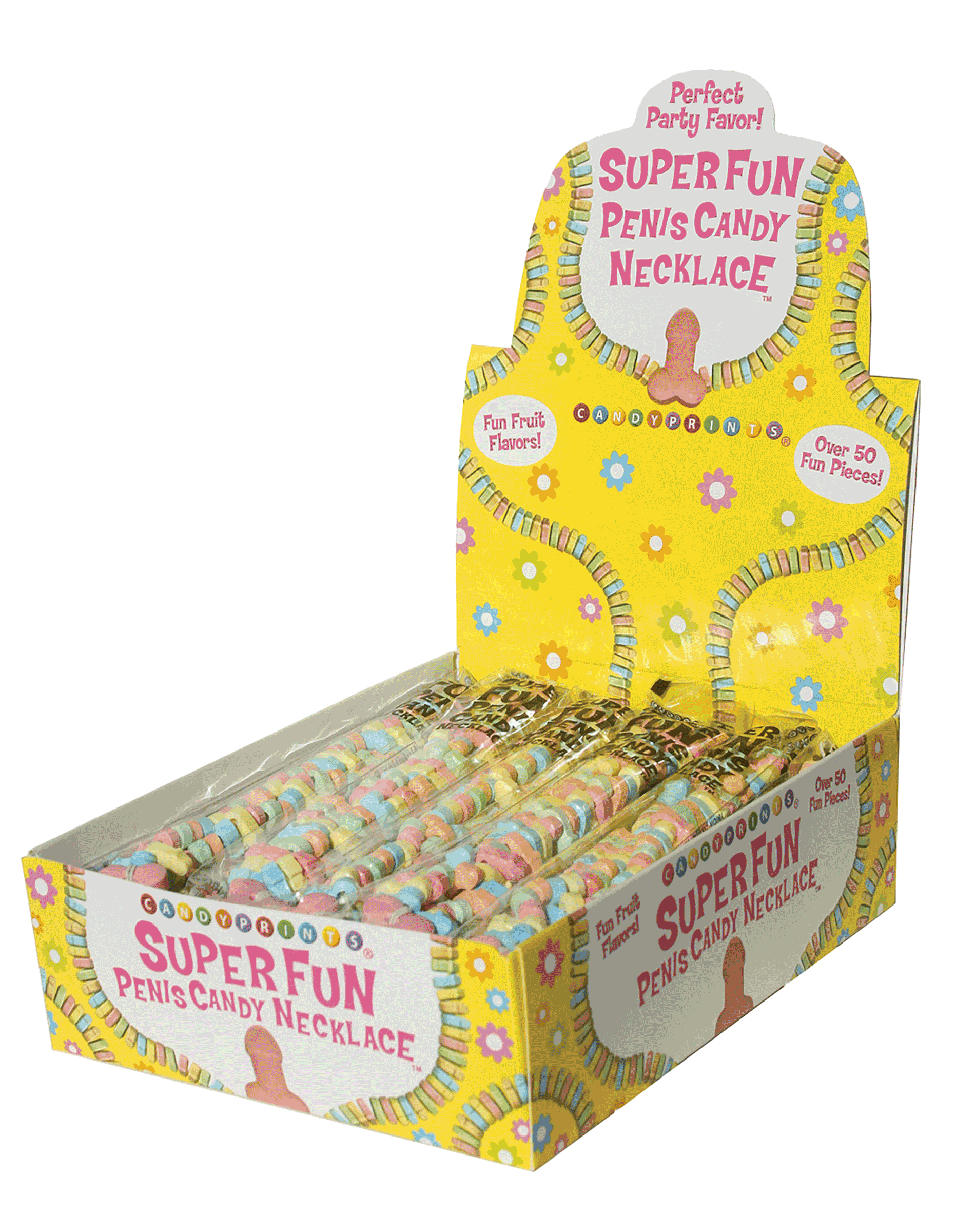 CP.681 - Super Fun Penis Candy Necklace - POP Display of 24 image 0