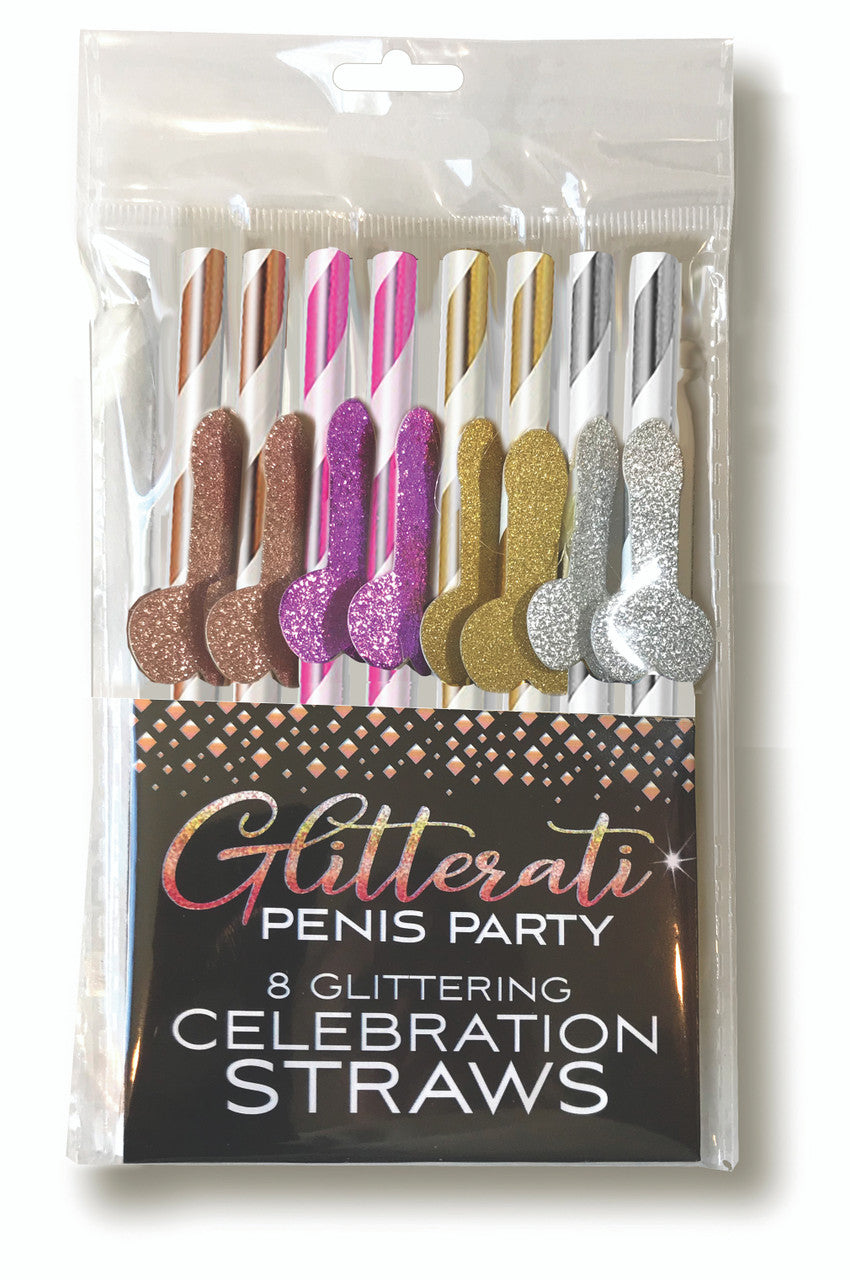CP.1031 - Glitterati Penis Cocktail Straws image 2