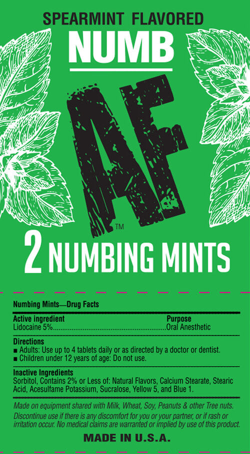 BT.607 - Numb AF Kit- Gel, Spray &amp; Mints image 6