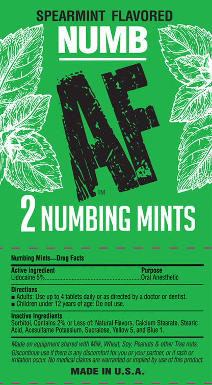 BT.607 - Numb AF Kit- Gel, Spray &amp; Mints image 6