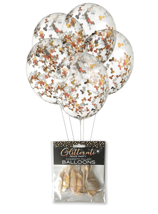 CP.1032 - Glitterati Penis Confetti Balloons image 0