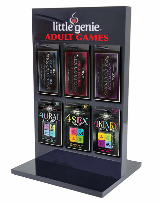 D.001- Retail Display Spinner -Super Fun Penis Keychains & Romance Games image 1