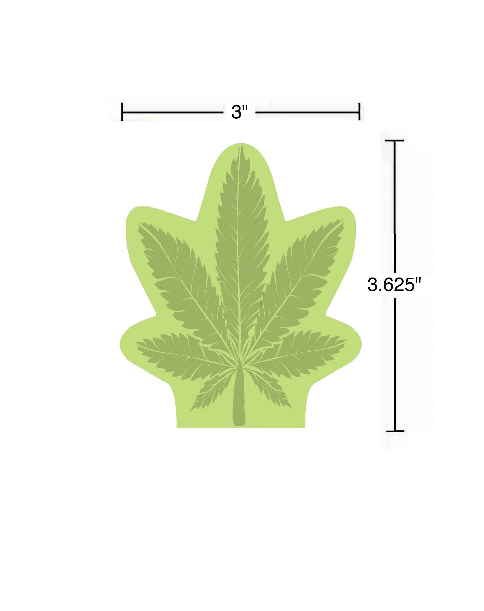 CP.1222 - Cannabis Sticky Notes image 1