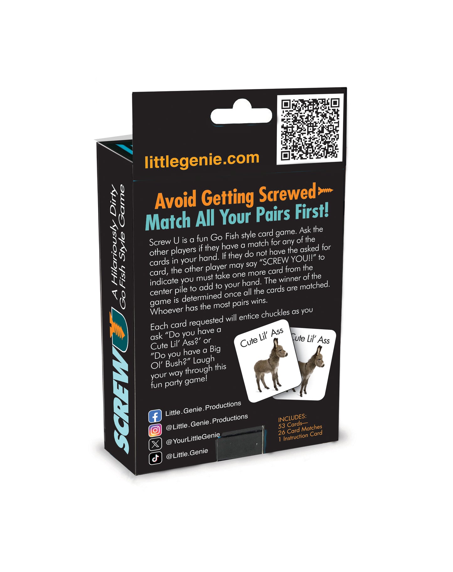 Screw U - Go-Fish-Style Card Game for Adults