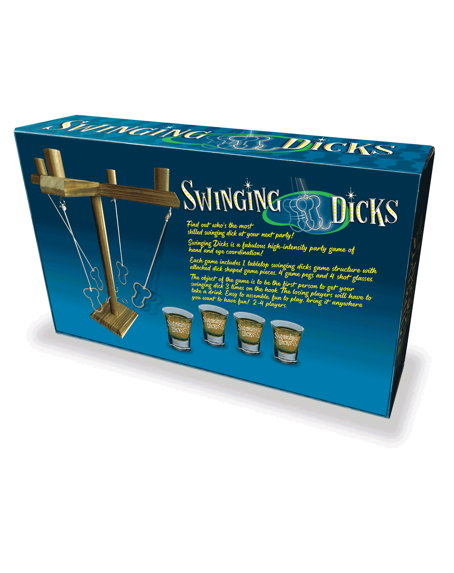 Swinging Dicks Drinking Game &amp; Shot Glasses