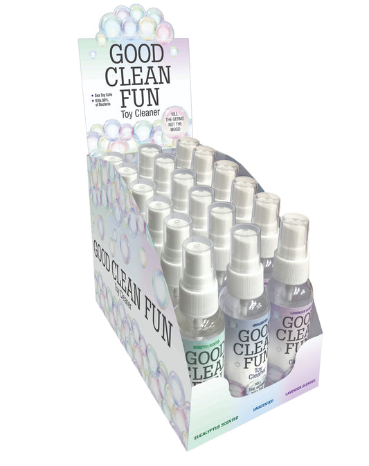 Good Clean Fun Toy Cleaner- Display of 18, 2oz