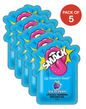 SMACK Warming & Lickable Massage Oil 3ML Pouch -Pack of 5, Blue Raspberry 🫐