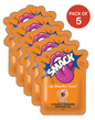 SMACK Warming & Lickable Massage Oil 3ML Pouch -Pack of 5, Peach 🍑