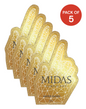 Midas Waterbased Lubricant 3ML Pouch Pack of 5