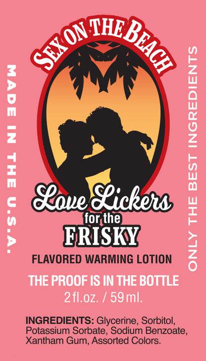 Love Lickers Warming & Lickable Massage Oil, Sex on the Beach