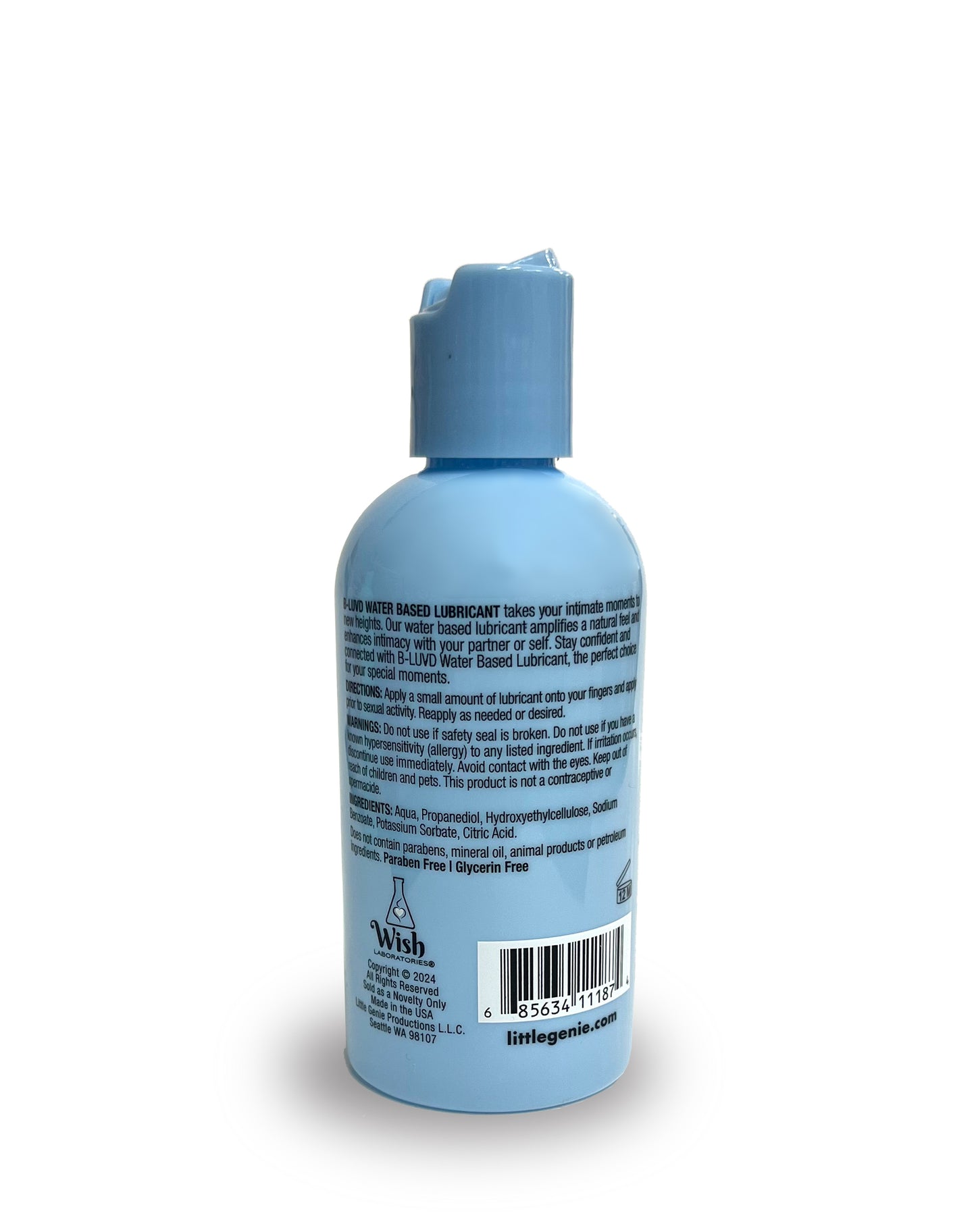 B-Luvd Water-Based Lubricant 4oz