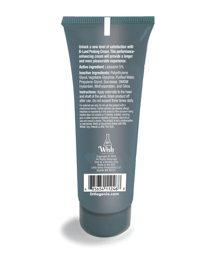 B-Luvd Erection Prolong Cream, 2oz