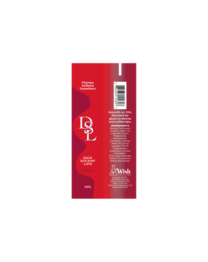 DSL, Dick Sucking Lips, Lip Plumping 15ml - Cherry 🍒
