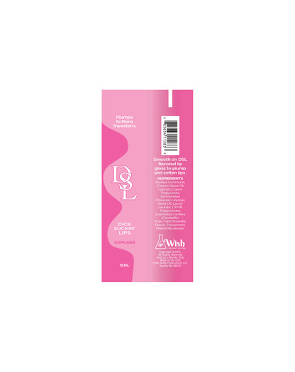 DSL, Dick Sucking Lips, Lip Plumping 15ml - Cupcake 🧁