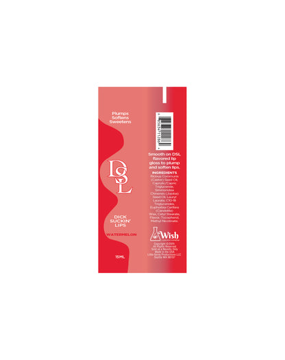 DSL, Dick Sucking Lips, Lip Plumping 15ml - Watermelon 🍉
