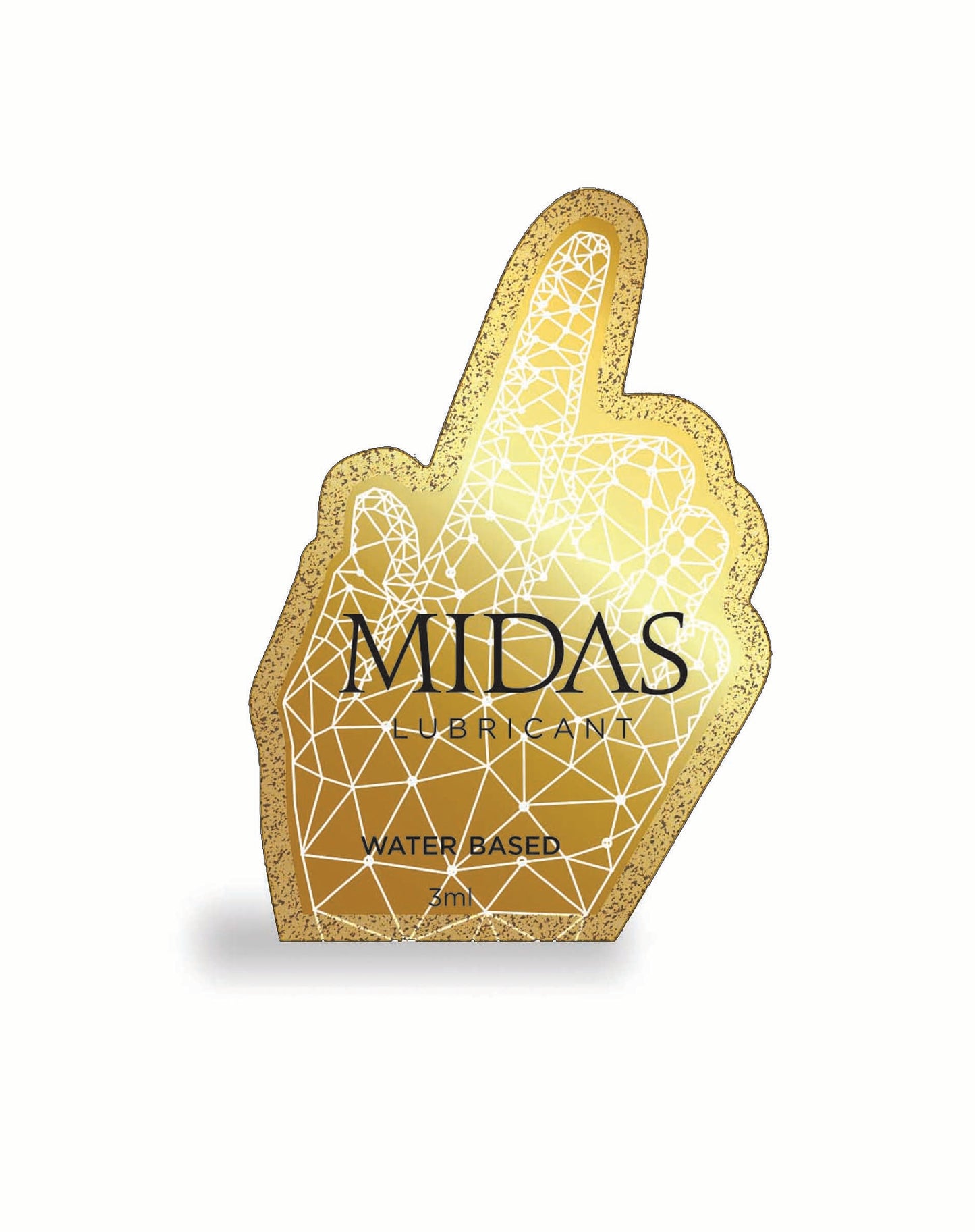 Midas Waterbased Lubricant 3ML Pouch Pack of 5