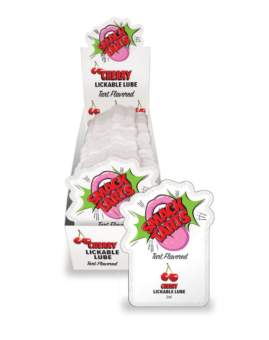 SMACK Tarts Sour Cherry Lube 3ML Pouch Display of 36 🍒