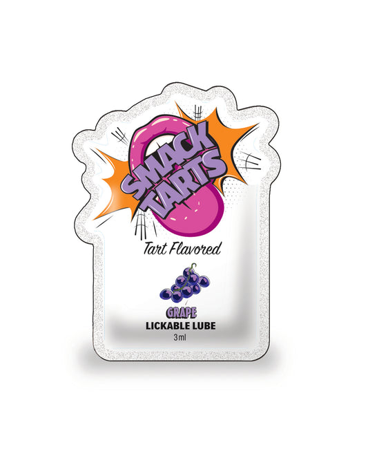 SMACK Tarts Sour Grape Lube 3ML Pouch Case of 48 🍇