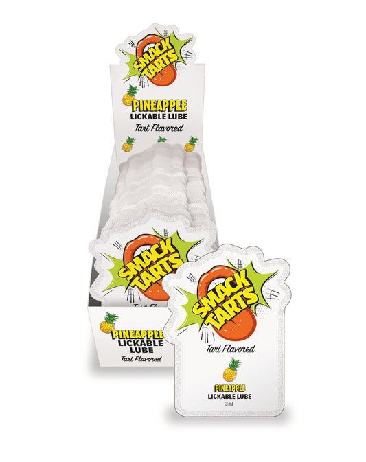 SMACK Tarts Sour Pineapple Lube 3ML Pouch Display of  36 🍍