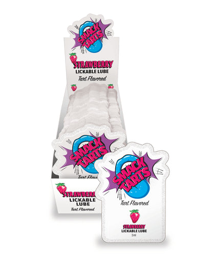 SMACK Tarts Sour Strawberry Lube 3ML Pouch Display of 36 🍓
