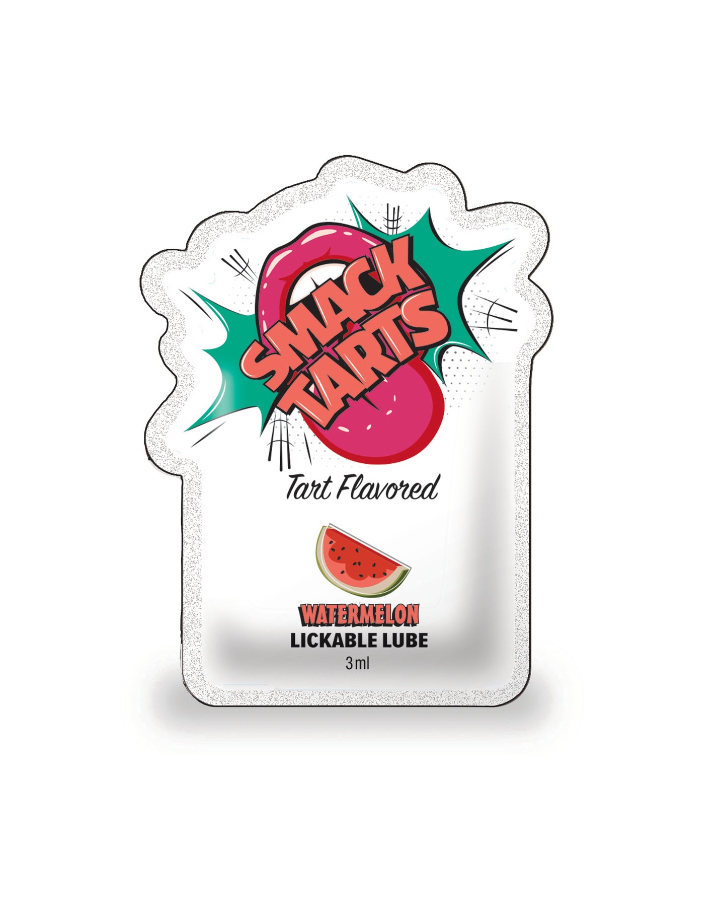 SMACK Tarts Sour Watermelon Lube 3ML Pouch- Case of 48 🍉