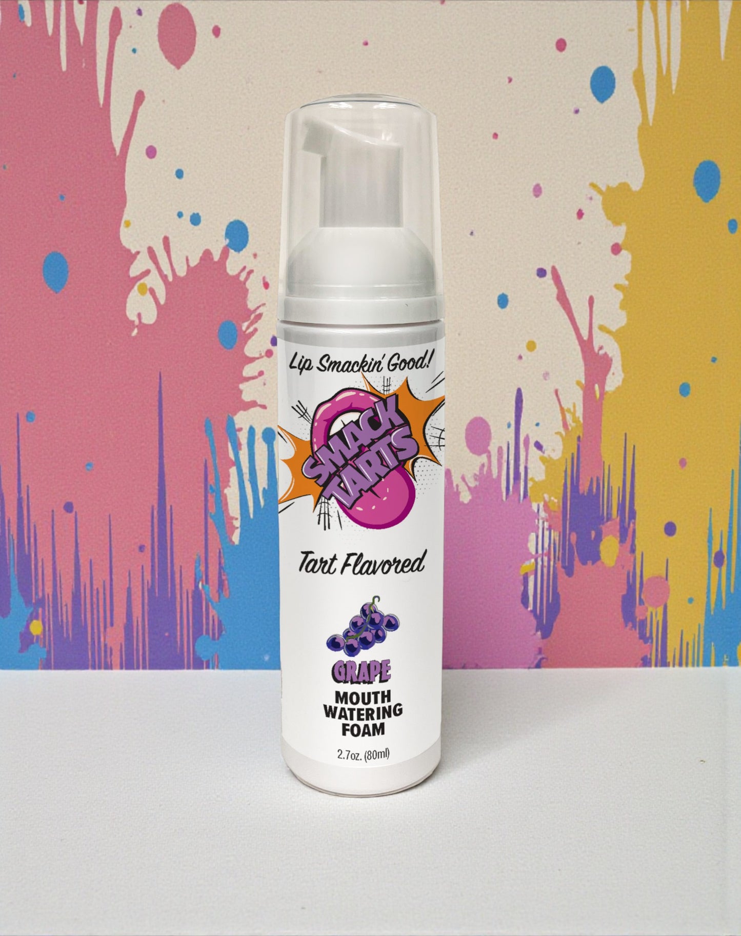 SMACK Tarts Mouthwatering Foam, Sour Grape 2.7oz 🍇