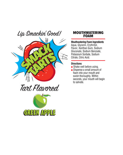 SMACK Tarts Mouthwatering Foam, Sour Green Apple 2.7oz 🍏