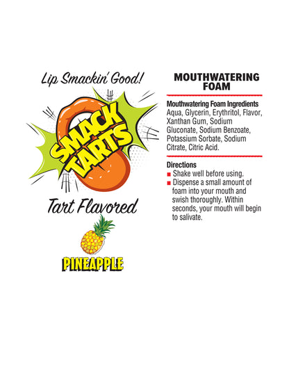 SMACK Tarts Mouthwatering Foam, Sour Pineapple 2.7oz 🍍