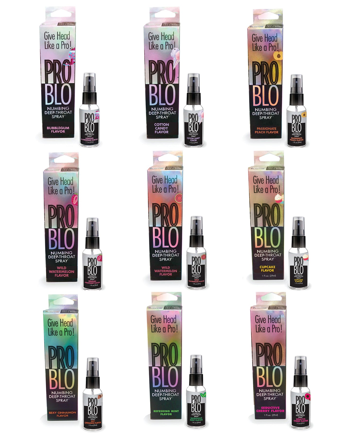 BT.524 - Pro Blo Throat Numbing Spray -Bubblegum image 2