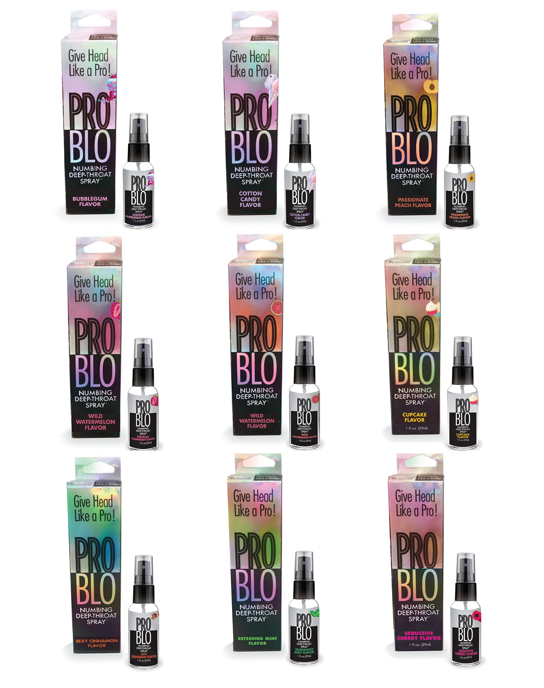 BT.524 - Pro Blo Throat Numbing Spray -Bubblegum image 2